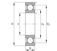 S 6002-C, ăȲYC  DIN 625-1 ˜ʵҪߴ