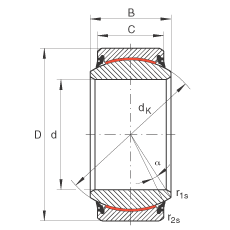 PS GE100-UK-2RS,  DIN ISO 12 240-1 ˜, Soɂȴܷ