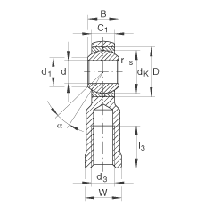 US GIKL30-PB,  DIN ISO 12 240-4 ˜ʣݼySo