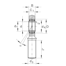 US GAR45-DO-2RS,  DIN ISO 12 240-4 ˜ʣݼySoɂȴܷ