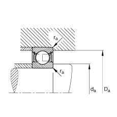 S 61813-2Z-Y,  DIN 625-1 ˜ʵҪߴ, ɂg϶ܷ