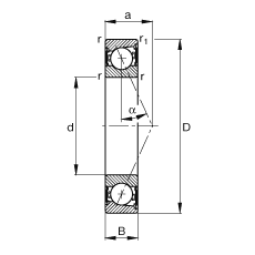 SS B7019-E-2RSD-T-P4S, {(dio)(ji)Ɍb|  = 25㣬ɂ(c)ܷ⣬ǽ|ƹ