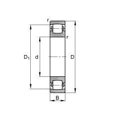 ΝLS 20240-MB,  DIN 635-1 ˜ʵҪߴ