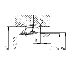 {ĝLS 22310-E1-K + H2310,  DIN 635-2 ˜ʵҪߴ, F׺;o