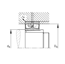 {ĝLS 239/750-K-MB + AH39/750,  DIN 635-2 ˜ʵҪߴ, F׺ж