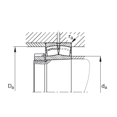 {ĝLS 23228-E1-K-TVPB,  DIN 635-2 ˜ʵҪߴ, FףF 1:12