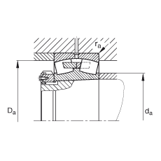 {ĝLS 24176-B-K30,  DIN 635-2 ˜ʵҪߴ, FףF 1:30